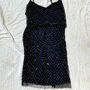 Gorgeous Adrianna Papell sequined party dress, NWT